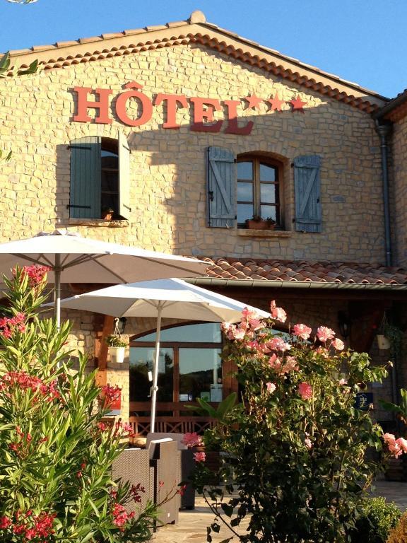 Logis Hotel Restaurant Le Mas De Mon Pere Saint-Jean-le-Centenier Екстер'єр фото