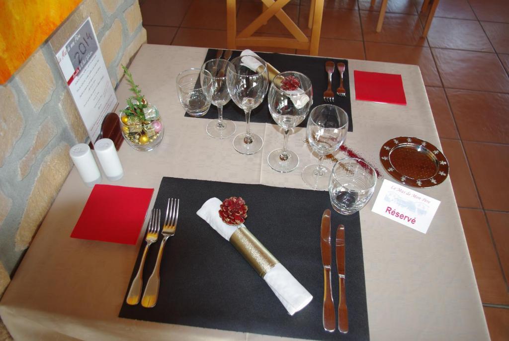 Logis Hotel Restaurant Le Mas De Mon Pere Saint-Jean-le-Centenier Екстер'єр фото